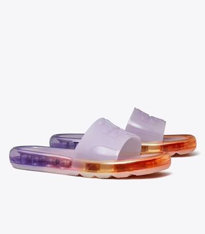 Tory Burch Bubble Jelly Badtofflor Dam Olika Färger | ECUZT-0271