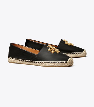 Tory Burch Eleanor Espadrille Dam Svarta | EHUNP-2345