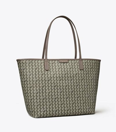Tory Burch Ever-ready Zip Toteväska Dam Grå | JSFTZ-6802