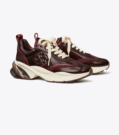 Tory Burch Good Luck Sneakers Dam Choklad | CRPMD-1307
