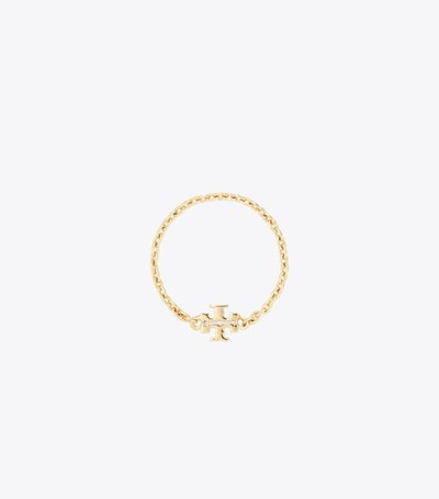 Tory Burch Kira Chain Ringar Dam Guld | ACGPX-4293