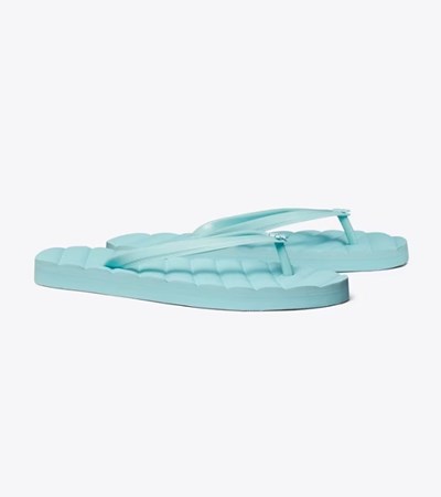 Tory Burch Kira Flip Flop Dam Ljusblå | TFAYO-1625
