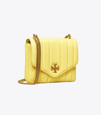 Tory Burch Kira Lack Square Crossbody Väska Dam Citron | VIGUT-6219