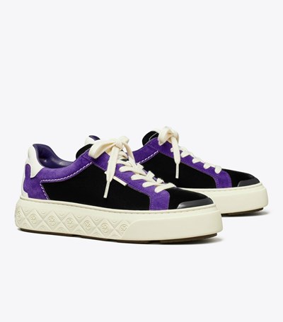 Tory Burch Ladybug Sneakers Dam Lila Svarta | DRCEG-5296