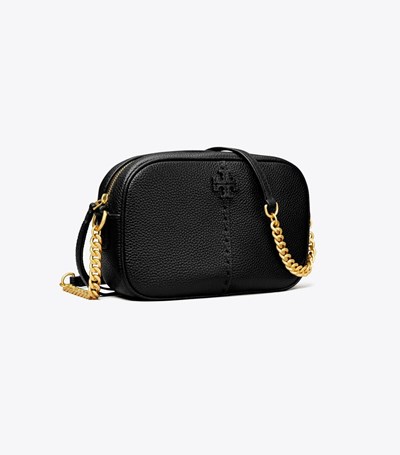 Tory Burch Mcgraw Crossbody Väska Dam Svarta | OVYKA-5317
