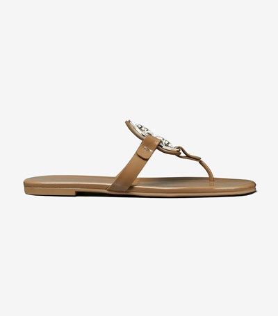 Tory Burch Metal Miller Soft Sandaler Dam Bruna | UNTZX-7531