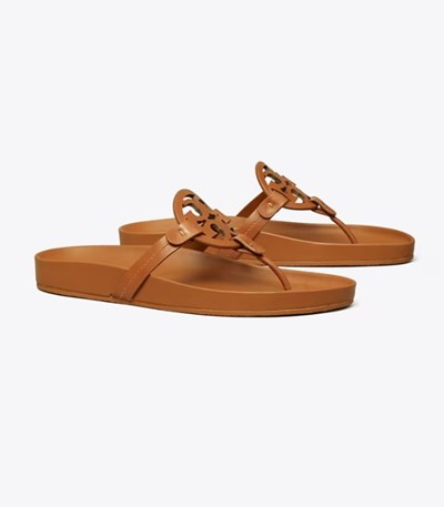 Tory Burch Miller Cloud Sandaler Dam Bruna | RLXQM-4653