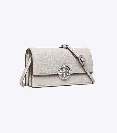 Tory Burch Miller Crossbody Väska Dam Grå | FKBXU-8734