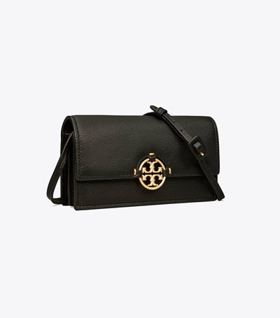 Tory Burch Miller Crossbody Väska Dam Svarta | KWLCA-7950
