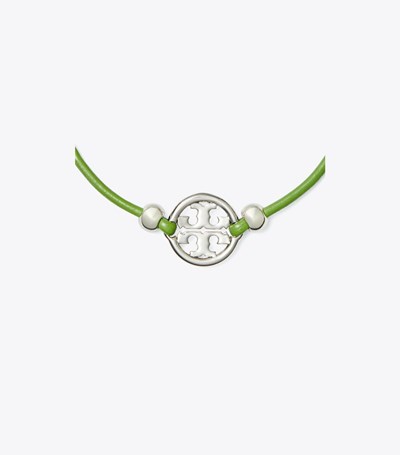 Tory Burch Miller Slider Armband Dam Silver | LETZU-8617