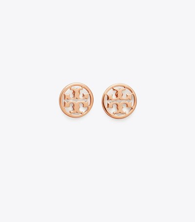 Tory Burch Miller Stud Örhängen Dam Rosa Guld | WIURX-2936