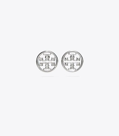 Tory Burch Miller Stud Örhängen Dam Silver | OYCXE-2479