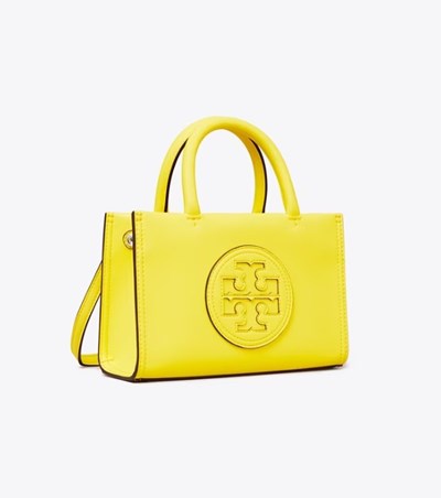 Tory Burch Mini Ella Bio Handväska Dam Gula | OSTEJ-8207