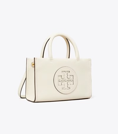 Tory Burch Mini Ella Bio Handväska Dam Vita | CIZOY-4709