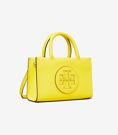 Tory Burch Mini Ella Bio Toteväska Dam Gula | LROQU-1238