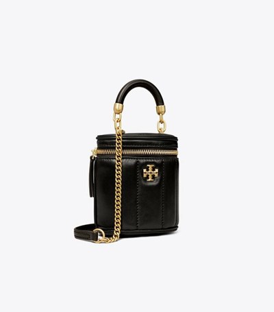 Tory Burch Mini Kira Vanity Case Crossbody Väska Dam Svarta | AFGJM-9107
