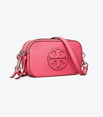 Tory Burch Mini Miller Crossbody Väska Dam Rosa | OKAJV-4198