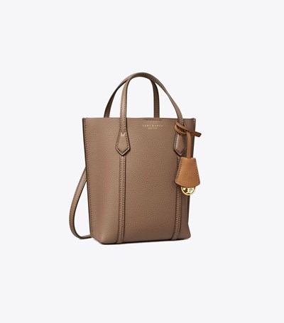Tory Burch Mini Perry Toteväska Dam Bruna | GMROB-0351