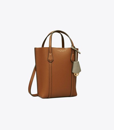 Tory Burch Mini Perry Toteväska Dam Ljusbruna | UQKLG-3096