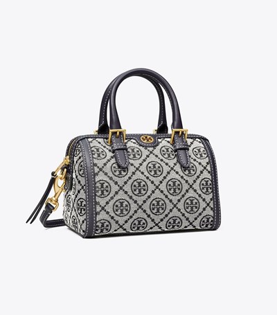 Tory Burch Mini T Monogram Crossbody Väska Dam Marinblå | RTHPM-2107