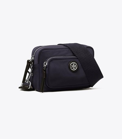 Tory Burch Nylon Mini Bags Dam Kungsblått Marinblå | OMAVX-9451