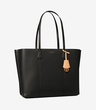 Tory Burch Perry Triple-compartment Toteväska Dam Svarta | KRTHA-1879