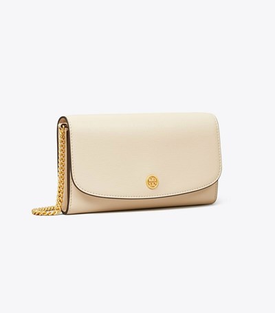 Tory Burch Robinson Chain Mini Bags Dam Grädde | CEKGU-9051