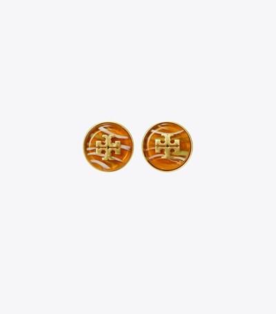 Tory Burch Roxanne Marble Stud Örhängen Dam Olika Färger | IRKTM-3087