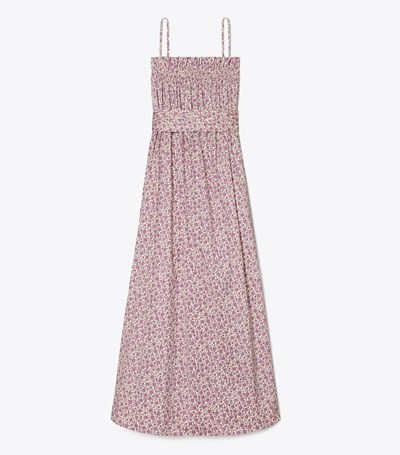 Tory Burch Ruffle Top Klänning Dam Rosa | JRFKY-4781