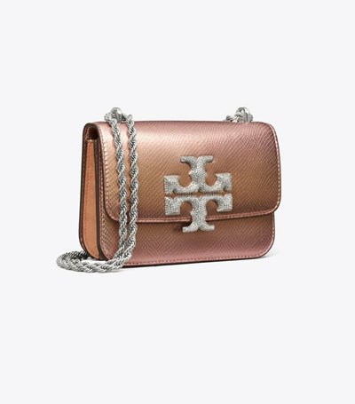 Tory Burch Small Eleanor Crossbody Väska Dam Rosa Guld | FBLMJ-4785