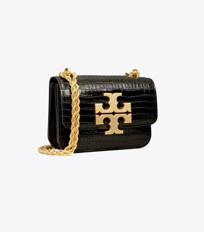 Tory Burch Small Eleanor Crossbody Väska Dam Svarta | KDHEP-5941