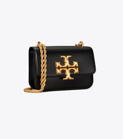 Tory Burch Small Eleanor Crossbody Väska Dam Svarta | TSUPL-6487