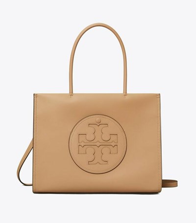 Tory Burch Small Ella Bio Toteväska Dam Ljusbruna | JBWYE-1547