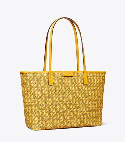 Tory Burch Small Ever-ready Zip Toteväska Dam Gula | OMLHC-7063