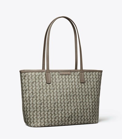 Tory Burch Small Ever-ready Zip Toteväska Dam Grå | WILJU-3890