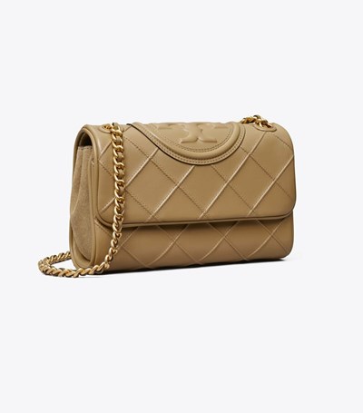 Tory Burch Small Fleming Soft Convertible Axelväska Dam Bruna | VSTXC-4260