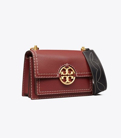 Tory Burch Small Miller Western Flap Axelväska Dam Röda | IMLND-0651