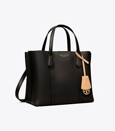 Tory Burch Small Perry Triple-compartment Toteväska Dam Svarta | RUMQF-8416