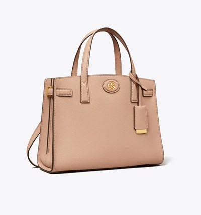 Tory Burch Small Robinson Handväska Dam Rosa | DYCPM-8012