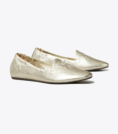 Tory Burch Smoking Badtofflor Dam Guld | IAQZX-0796
