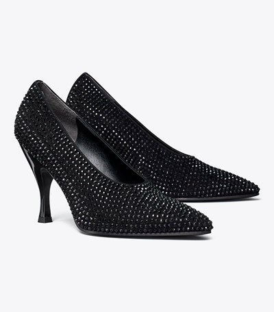 Tory Burch Studded Pumps Dam Svarta | ATLVP-4513