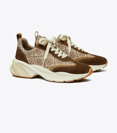 Tory Burch T Monogram Good Luck Sneakers Dam Bruna | WZVOK-1427