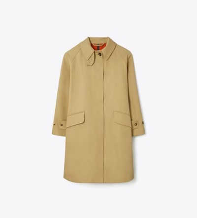 Tory Burch Technical Bonded Bomull Rockar Dam Khaki | FTXPB-2956